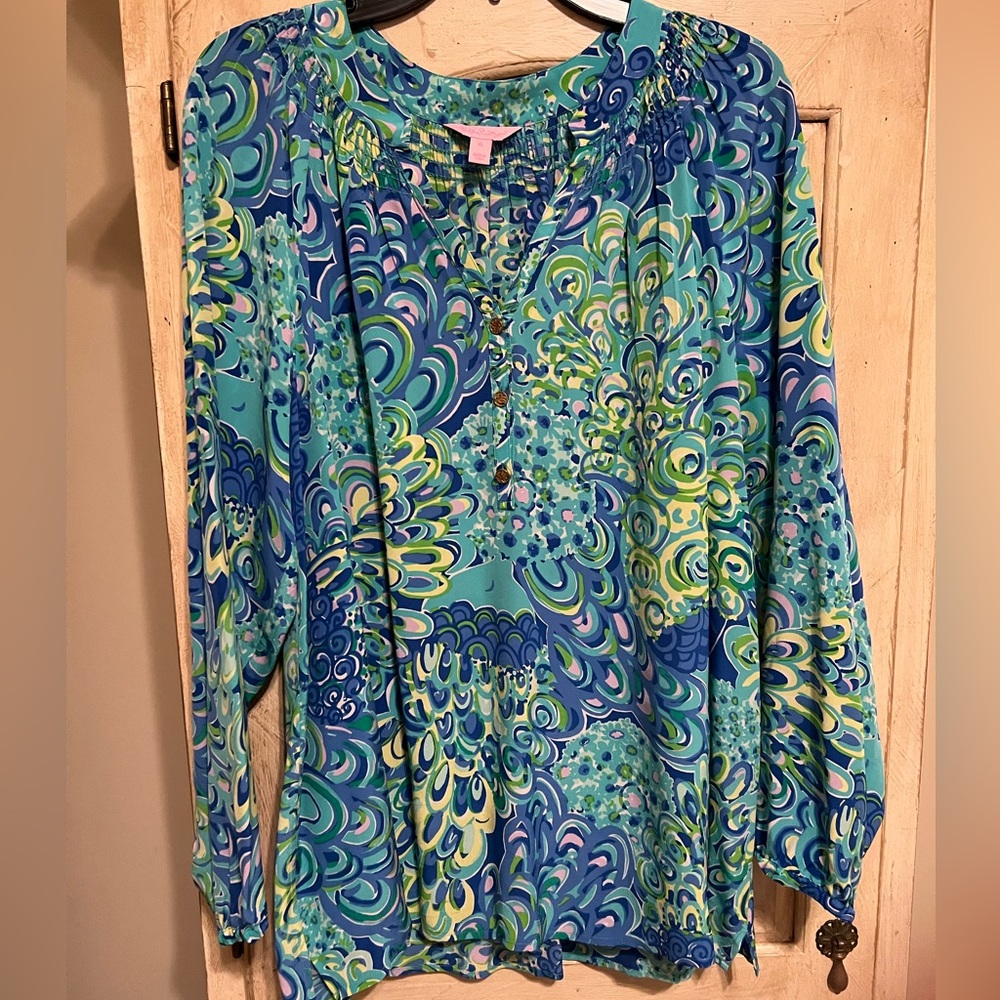 COPY - Elsa Lilly Pulitzer Blouse. Size XLarge